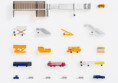 Herpa Wings Airport accessories I (consisting of 19 parts)